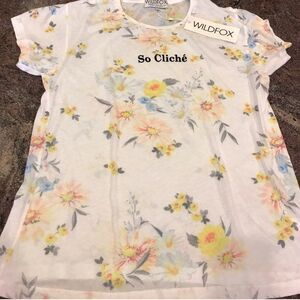 Wildfox So Cliche Manchester Top